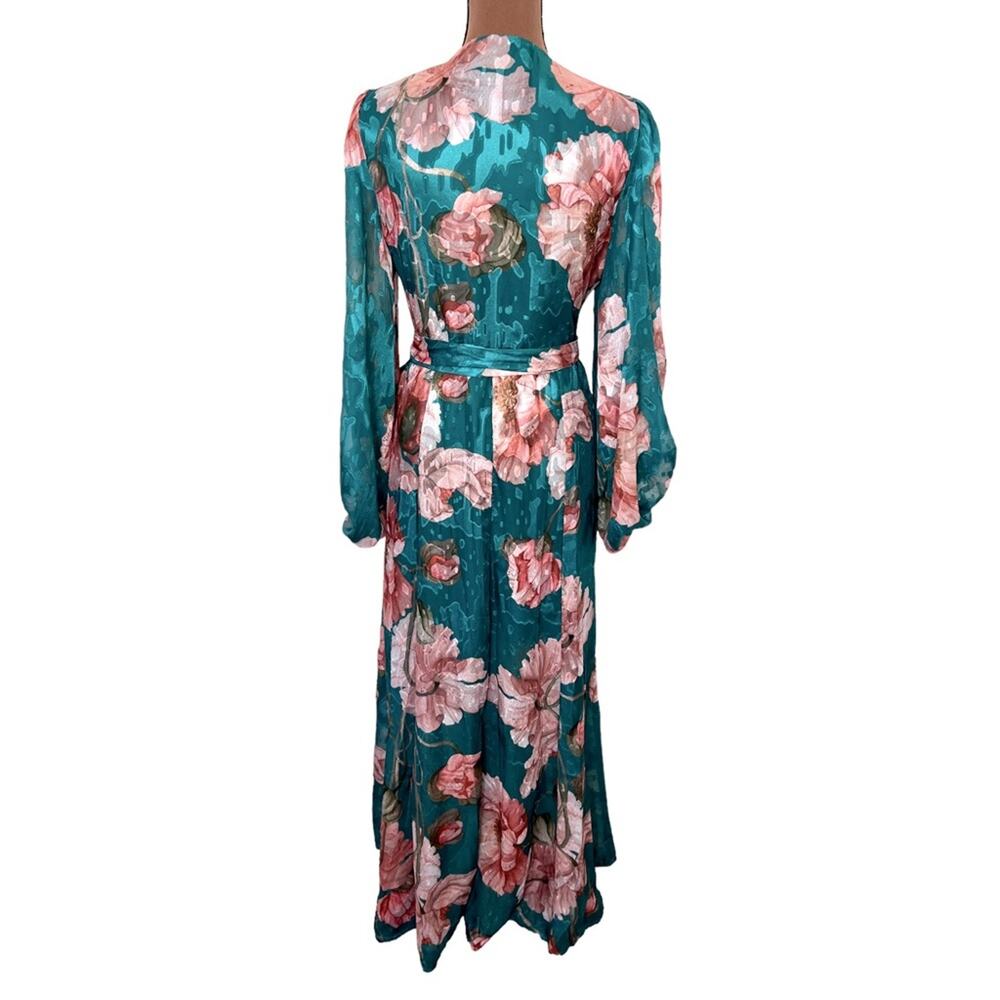 Hutch Lindie V-Neck Textured Wrap Dress NWT Size Small - Picture 5 of 13